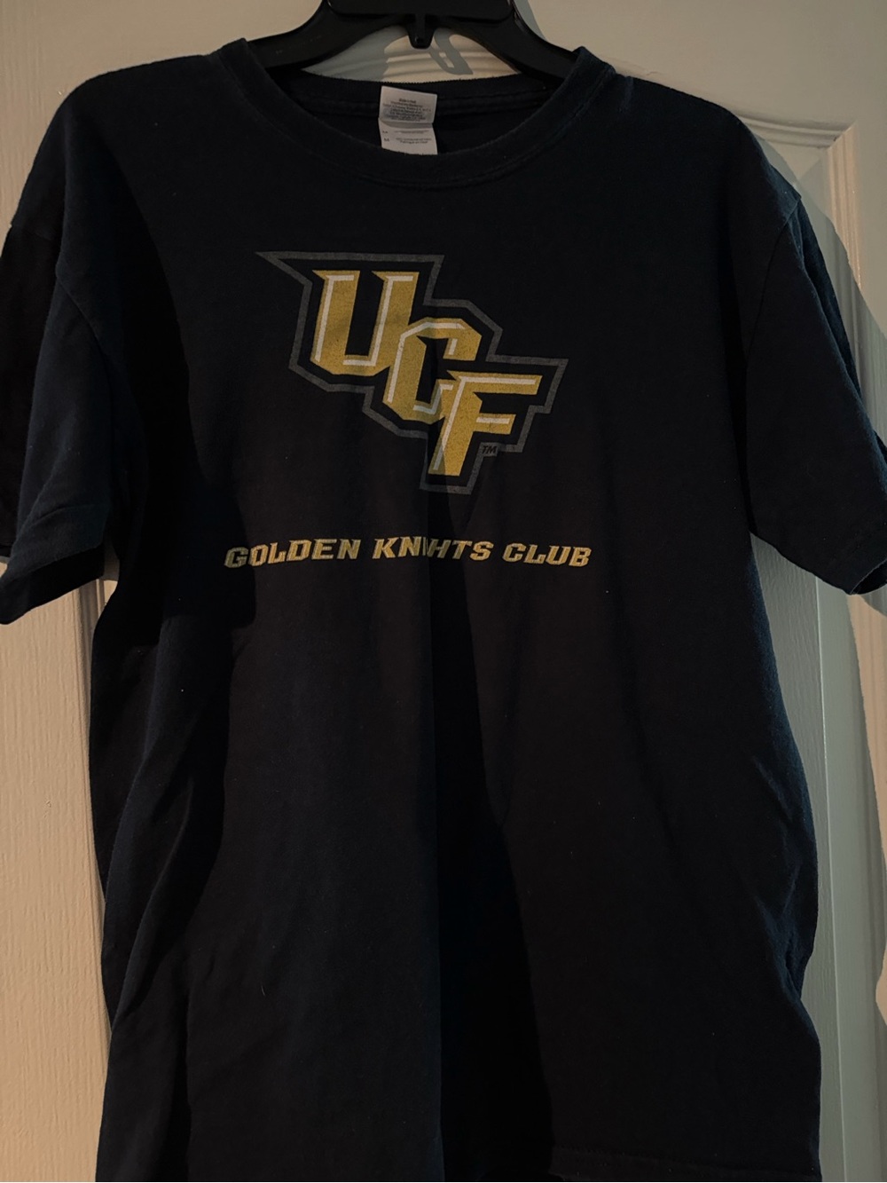 Gildan Black T‑Shirt with UCF Gold Logo